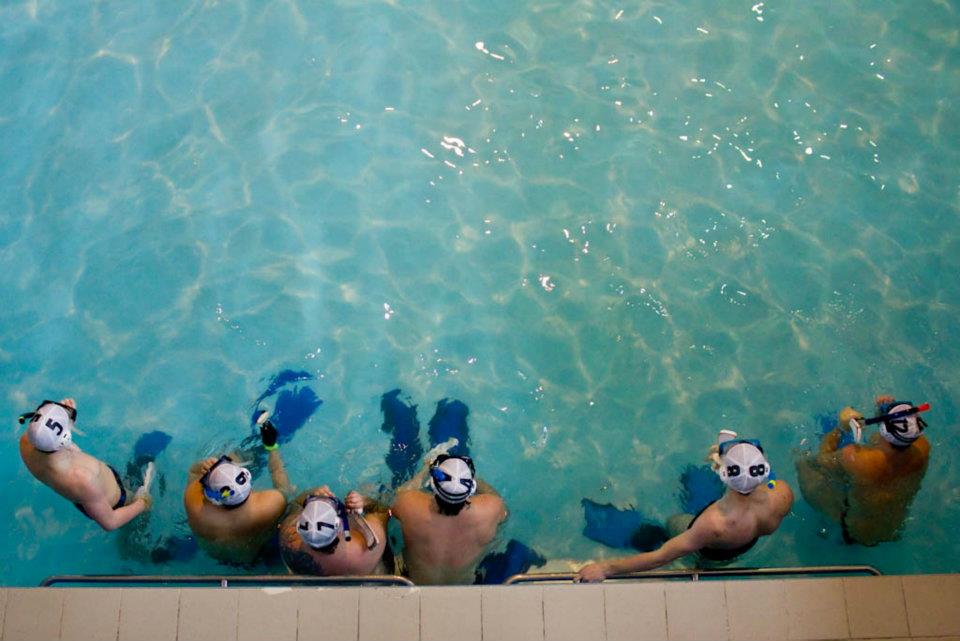 Hokej pod wodą Walenie Hydra XII 2012